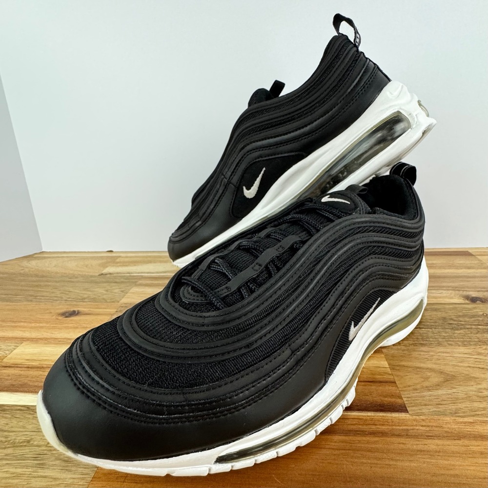 Nike Air Max 97 Black with White Accents - Picture 9 of 9